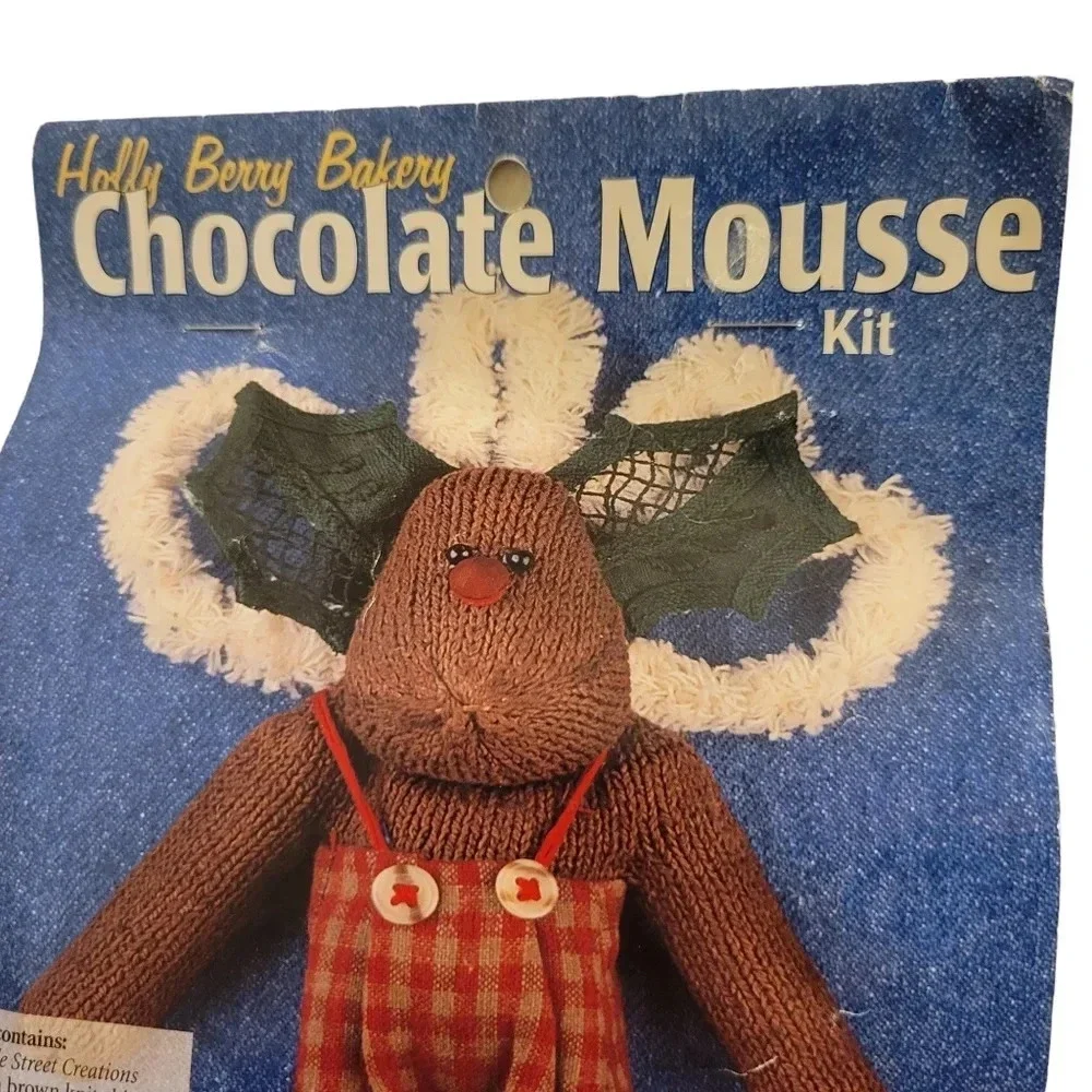 Vintage '99 Wimpole Street Creations Holly Berry Bakery Chocolate Mousse Kit